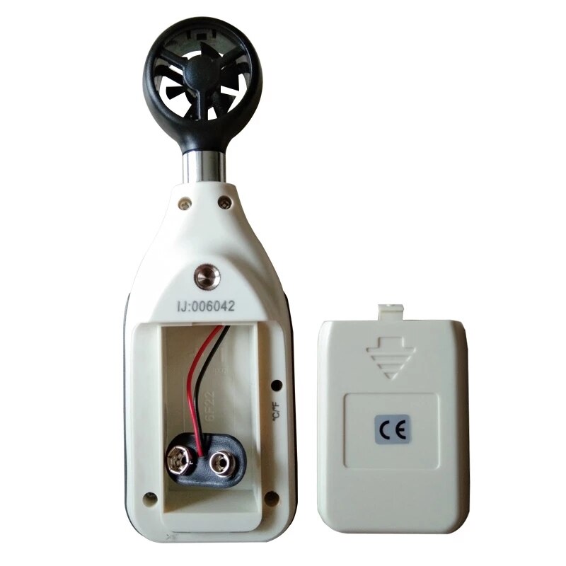 Digital Anemometer Handheld Wind Speed Meter for Measuring Wind Speed Temperature with Backlight LCD Air Flow Speed Wind Meter