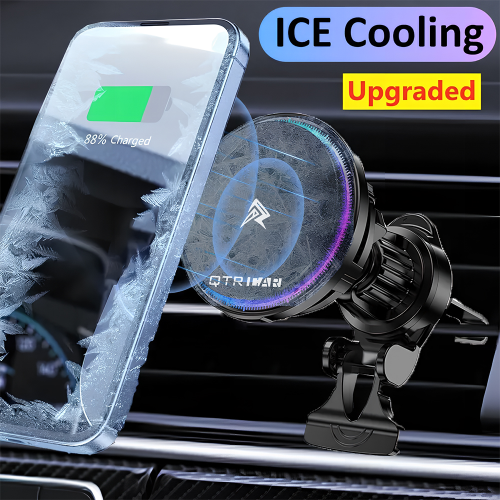 X155 Phone Cooler Ultra Thin Cooling Fan 2 In 1 Magnetic Back Clip Semiconductor Radiator for Gaming iPhone Sumsung RGB: Colorful