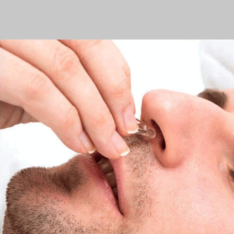 1Pcs Siliconen Neus Clip Magnetische Anti Snore Stopper Snurken Stille Slaap Steun Apparaat Guard Night Anti Snurken Apparaat Slaap zorg