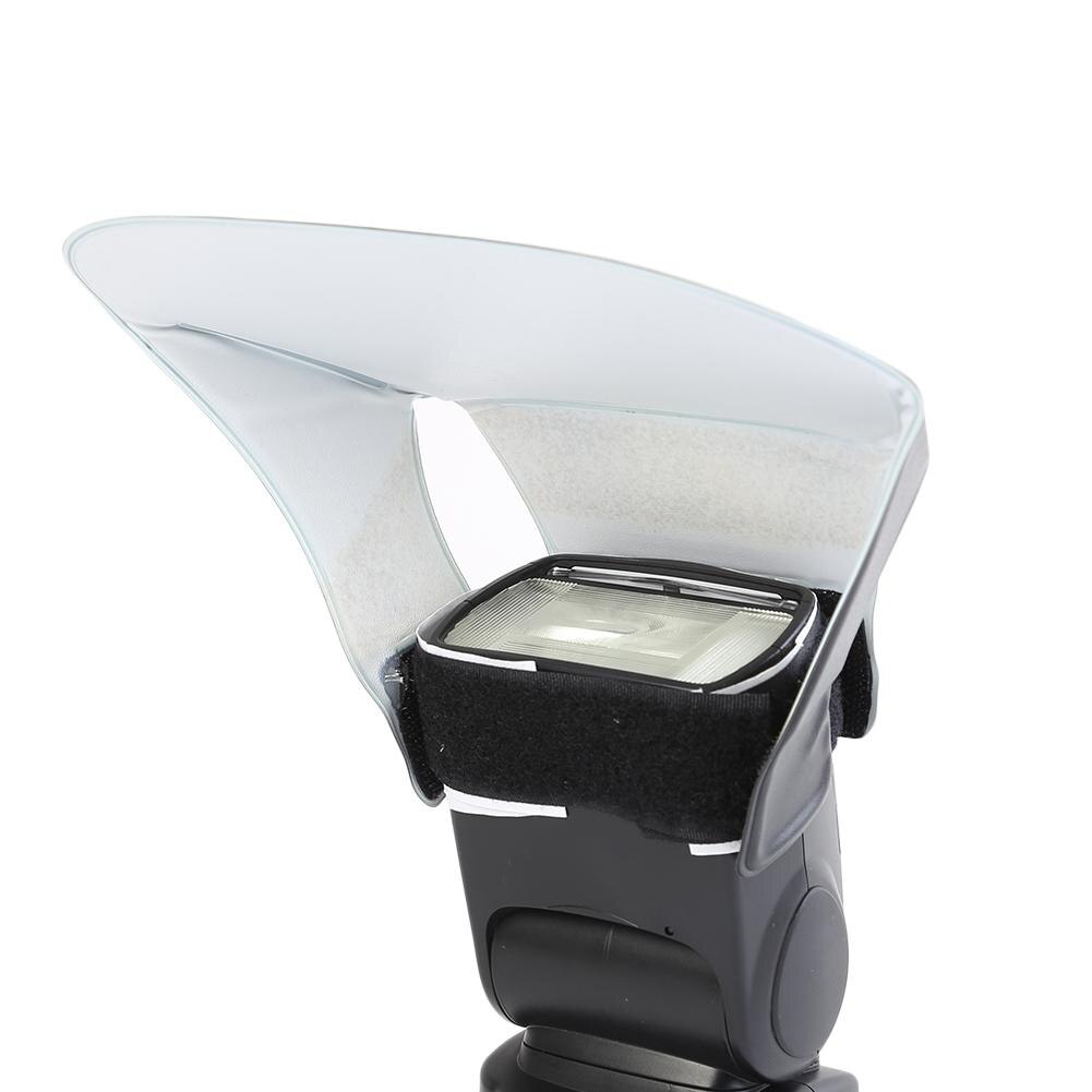 Camera Flash Diffuser Verhogen Lichtgevende Gebied Softbox Zilver Wit Flash Zacht Licht Effect Goede Reflector Panel Schop