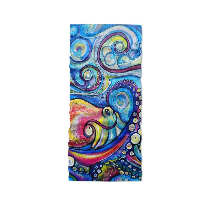 Funny Oil Painting Rendering Art Patterns Unisex Headscarf Hip Hop Sports Cycing Dust-proof Mask Headdress Microfiber Bandana: style1