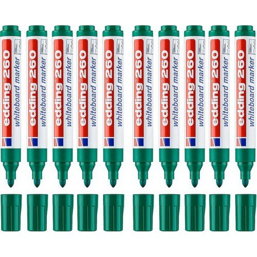Edding Board Pen 10'Lu Package Color-Gree erasable whiteboard for kids drawing office meeting school teacher