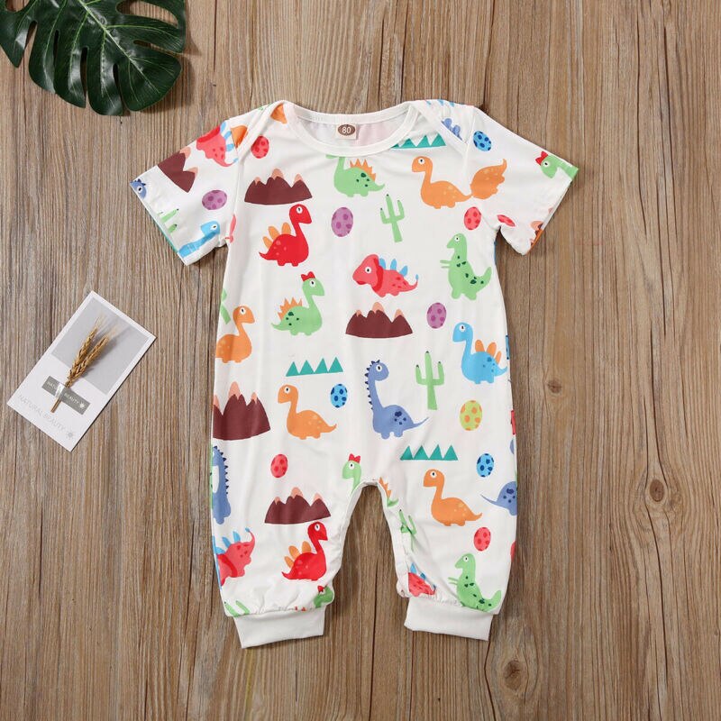 6M-3Years Infant Baby Boy Girls Cotton Romper Jumpsuit Clothes Long Pants Outfits Set