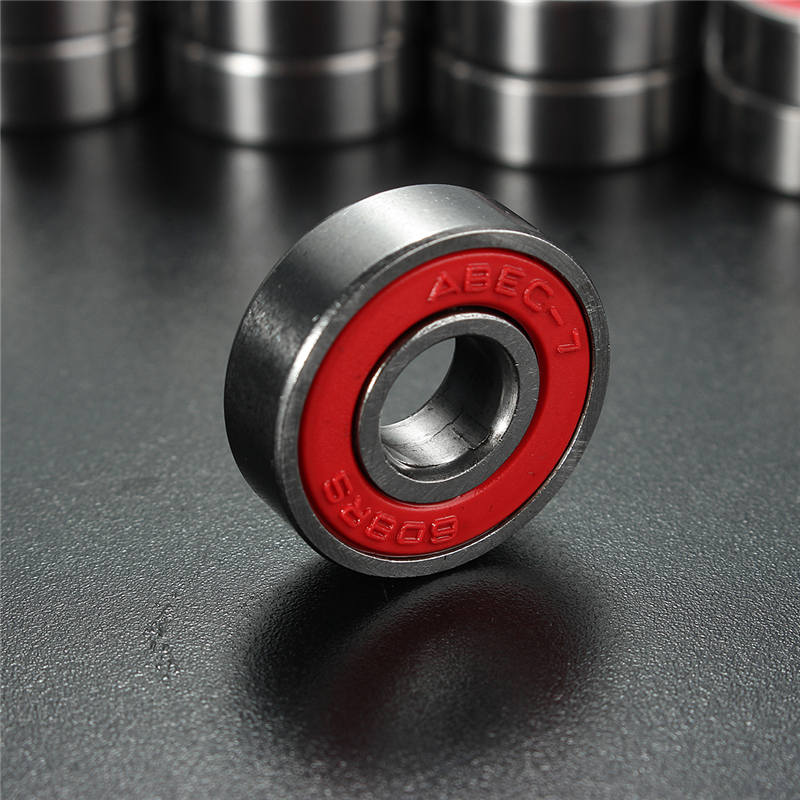 10 PCS ABEC 7 608RS Skate Scooter Skateboard Wheels Spare Bearings Ball Roller Highest Precision Shafts
