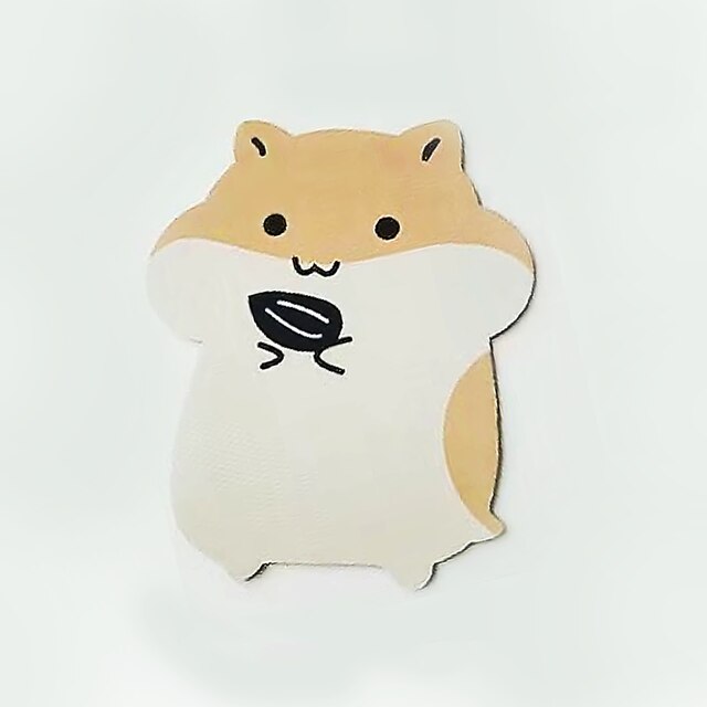 2.4GHz USB Wireless Mouse Cute Hamster Mause Combo 3D 1200 DPI Portable Mute Mice for PC Laptop Girls: Hamster Mouse Pad