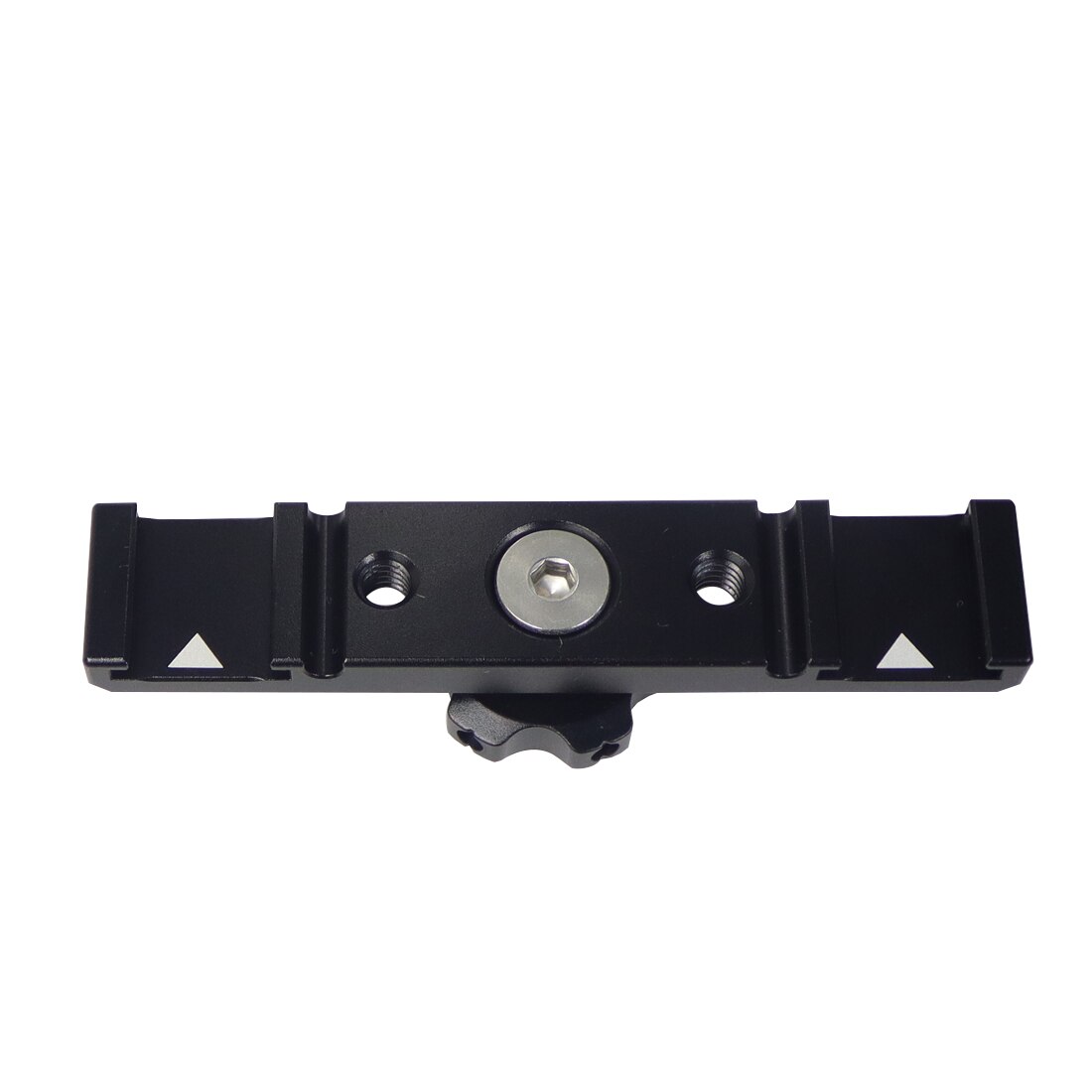 Bgning Triple/Dubbele Koud Schoen Mount Adapter 1/4 Mount Extension Bar Beugel Voor Dslr Camera Statief Zaklamp Licht Microfoon