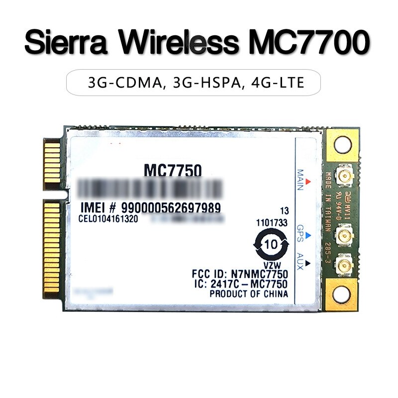 Wireless  mc7750 karte lte 4g 700m (b13)  us verizon wireless modul gobi 4000