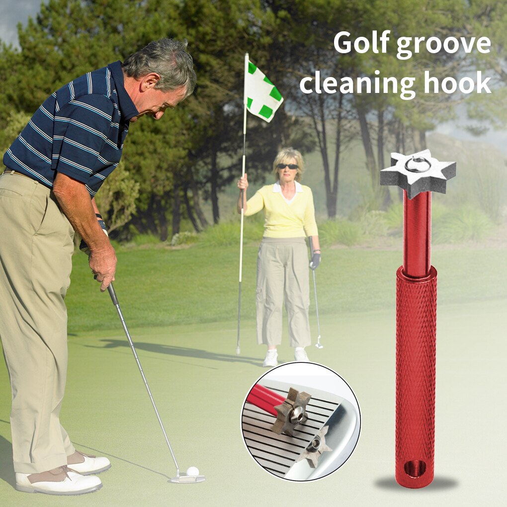 Aiguisoir de rainure de Club de Golf 6 têtes, aiguisage de cales de Golf Portable, outil de nettoyage de rainure en acier