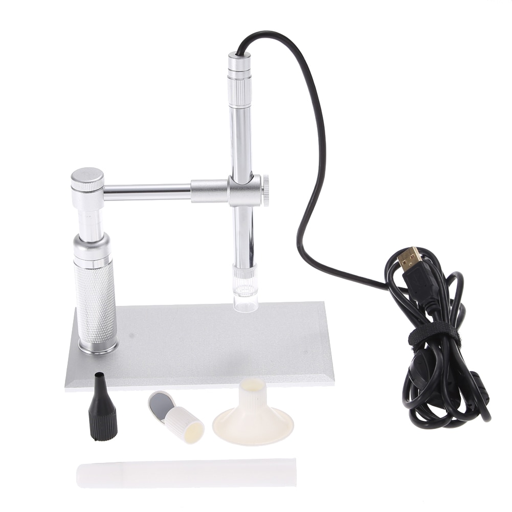 USB Digital Microscope 500X 8LED 2MP Digital Image Monarch Processor PCB Inspection Camera Endoscope Loupe Webcam