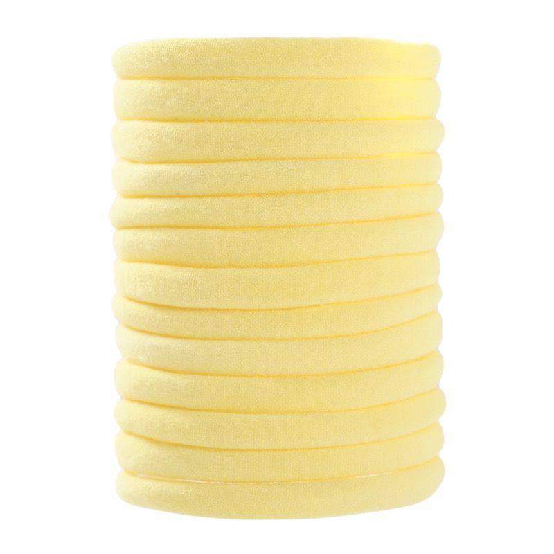 30pc/lot Super Soft Non-Marking Nylon Headbands Children Girls kids DIY headband Nude Baby Headbands Girl Nylon Headband: Bright Yellow