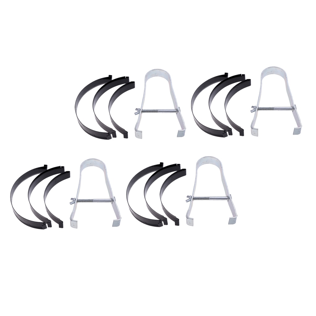 4 Set Universal Piston Ring Compressor Tool Set Clamp Piler Installer Kit Range 50-85mm 2-3.34 inch (Silver)