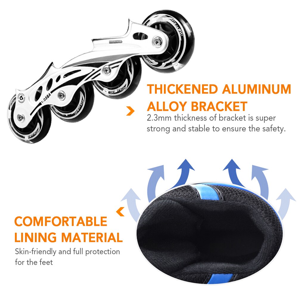 Adjustable Illuminating Inline Skates with Light Up Wheels for Kids and Youth Inline Skates for Girls Boys