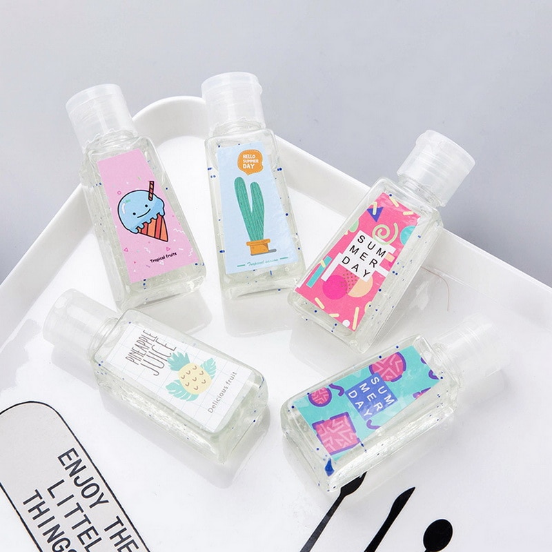 30ML sans rinçage Gel de lavage des mains sans alcool Lotion pour les mains Portable pour l'école de voyage à la maison