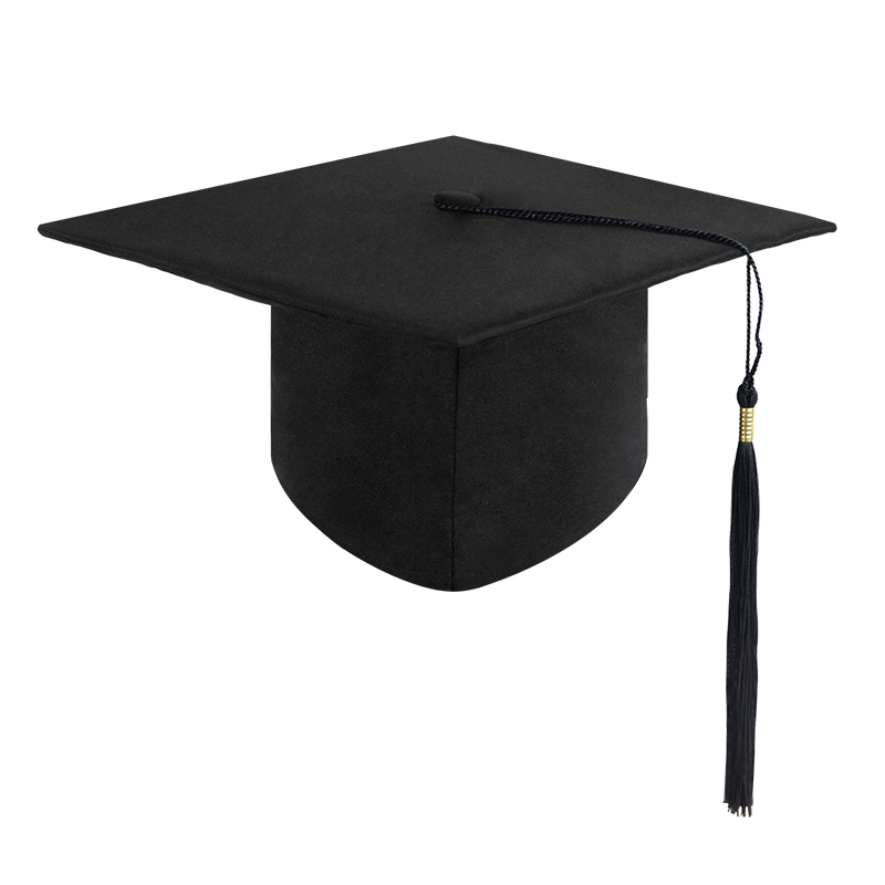 Graduation Hat Black Adult Bachelor Caps with Tassels University Master Congratulation Graduation Party Decoration Supplies: Deep Sapphire