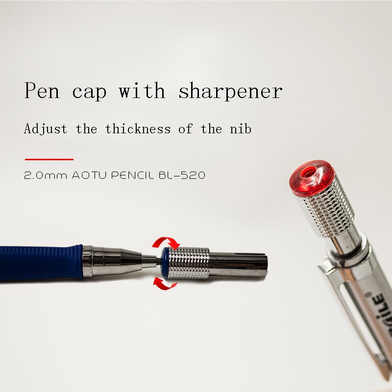 2.0mm Automatic Pencil Drawing Writing Student Art Stationery School Office Stationery