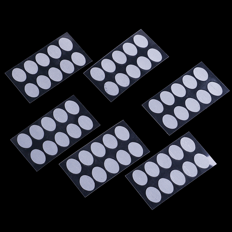 60/100 Stuks Onzichtbare Oorbellen Stabilisatoren Oorlellen Beschermende Waterdichte Patches Oorbellen Ondersteuning Oor Patches Voor Oorbellen: WHITE