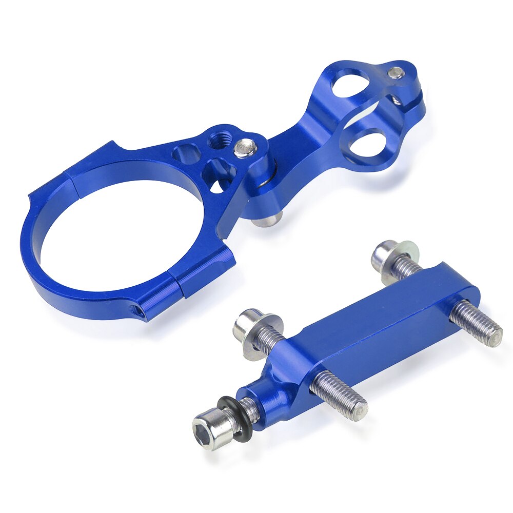 Pour Kawasaki Versys 650 Versys650 moto direction stabiliser amortisseur Support Support Kit de montage: Blue