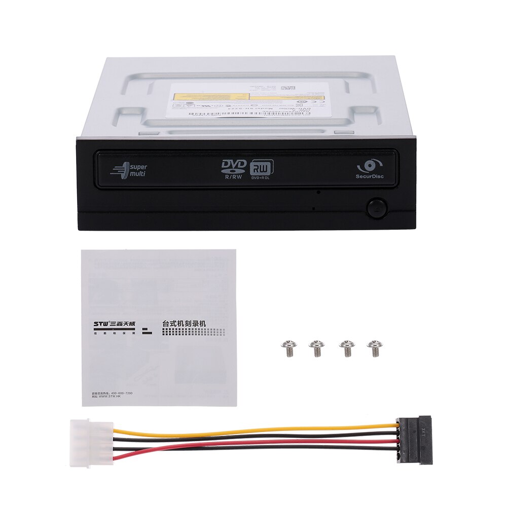 Graveur de DVD pour PC de bureau, DVD-RW, 22X, Port série SATA