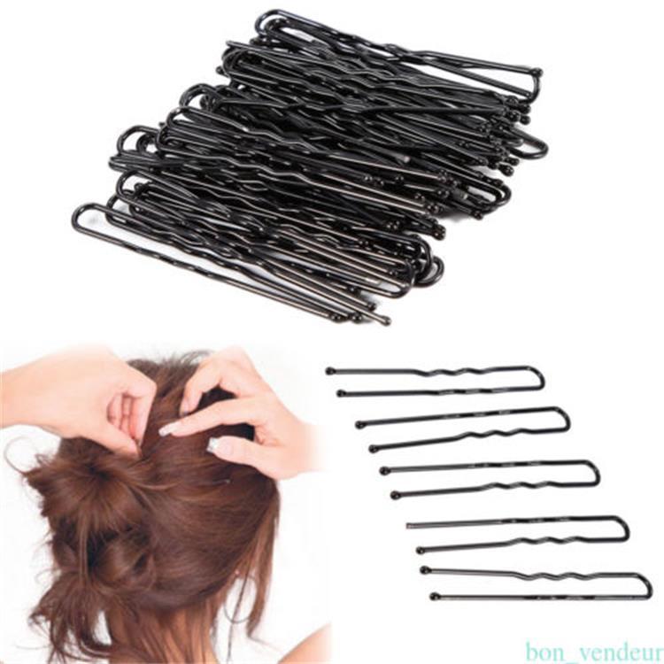 Pinzas para el pelo plateadas de 40mm con lazo artesanal, accesorios DIY para el pelo de bebé niña, 100 Uds., 50 Uds.: Style2 50pcs