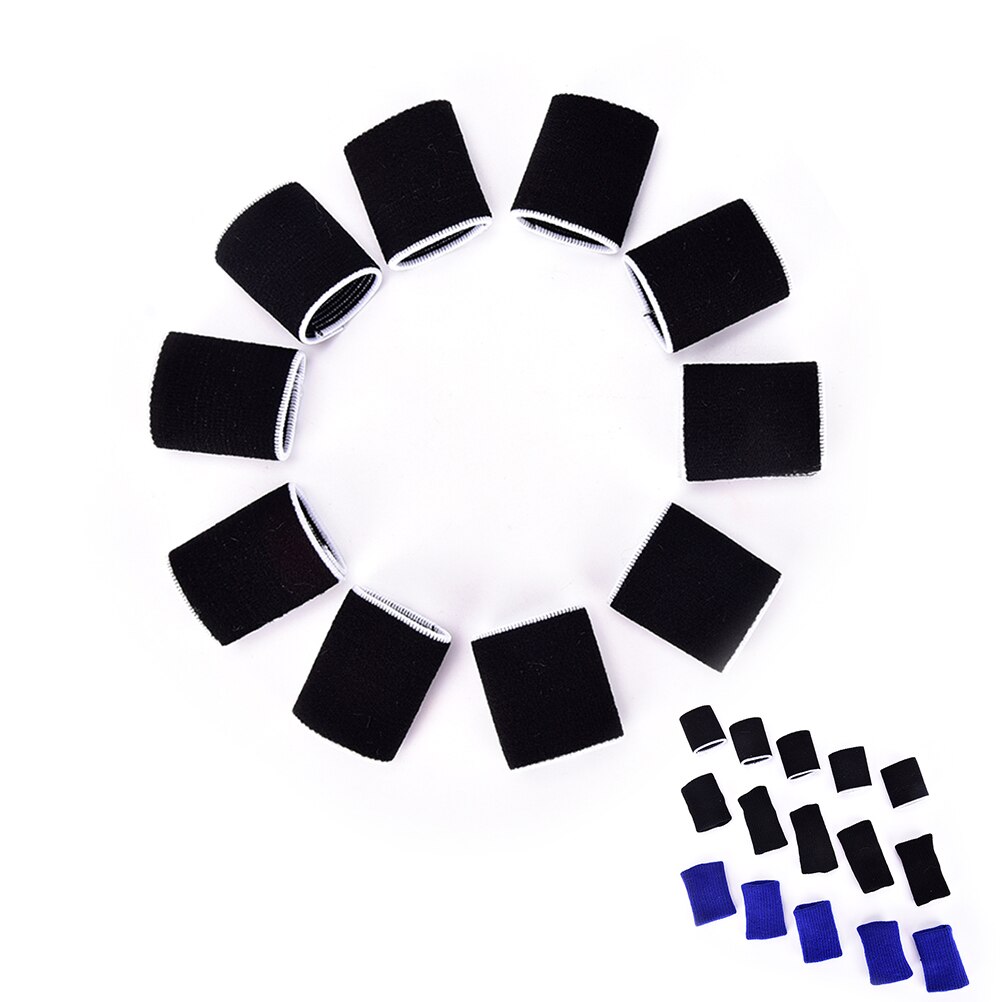 10Pcs Protective Safety Gear Finger Guard Bands Bandage Support Wraps Arthritis Aid Straight Finger Stall Sleeve Protector