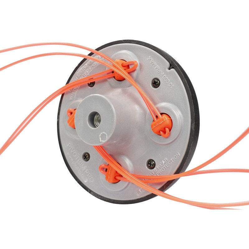 Universal 1pc 4 Lines Bump Speed Feed String Grass Trimmer Head For Gasoline Lawn Mower Brush Cutter Head Replacement