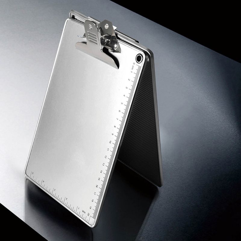 A4/A5 Aluminum Alloy Writing Clip Board Antislip File Hardboard Ruler Paper Hold