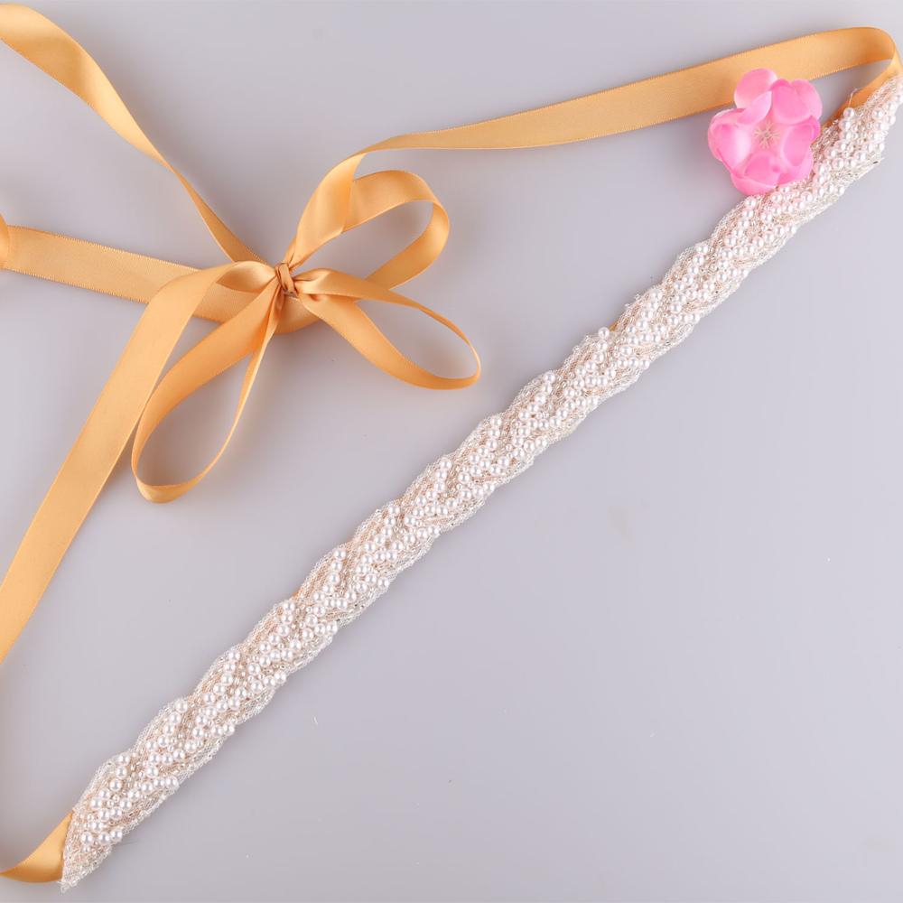 Yjwsxf Bruids Riem Vrouwen Riem Trouwjurk Riem Parel Riem Diner Jurk Riem Bruiloft Accessoires