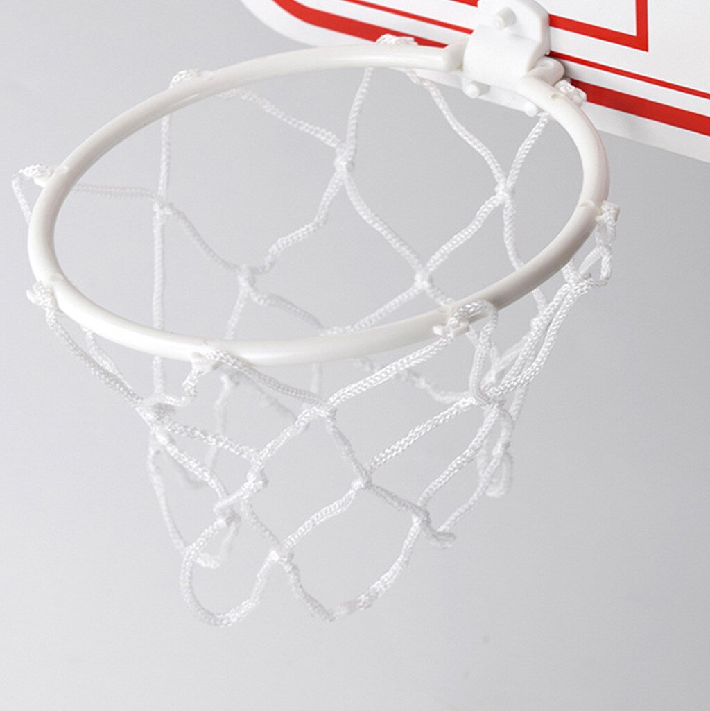 Indoor Opvouwbare Draagbare Schorsing Gratis Punch Mini Plastic Basketbal Kader Basketbal Set Mini Basketbal Netto Game Hoop Ring #20