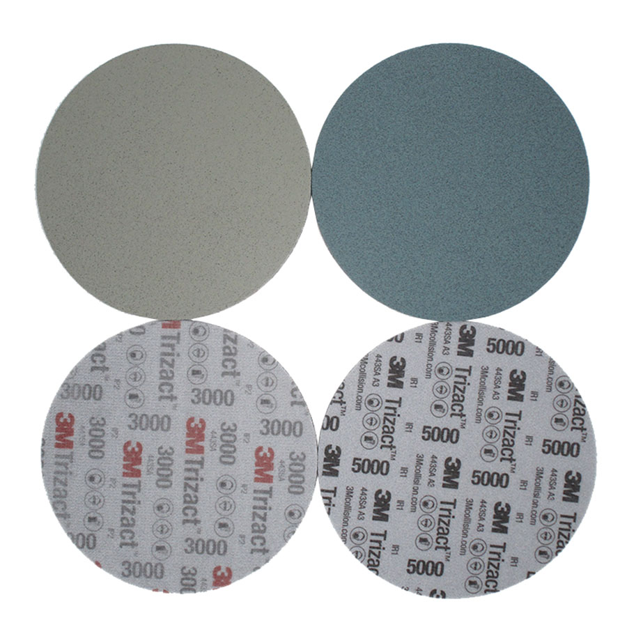 Trizact-papel de lija de esponja de disco piramidal, 3M, P3000, P5000, molienda de precisión de 6 &quot;y 152mm para pulir pintura de coche y automóvil