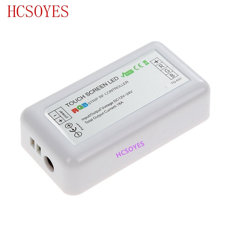 18A 7 Keys RF Remote controller LED Touch Round RGB Controller DC12V-DC24V