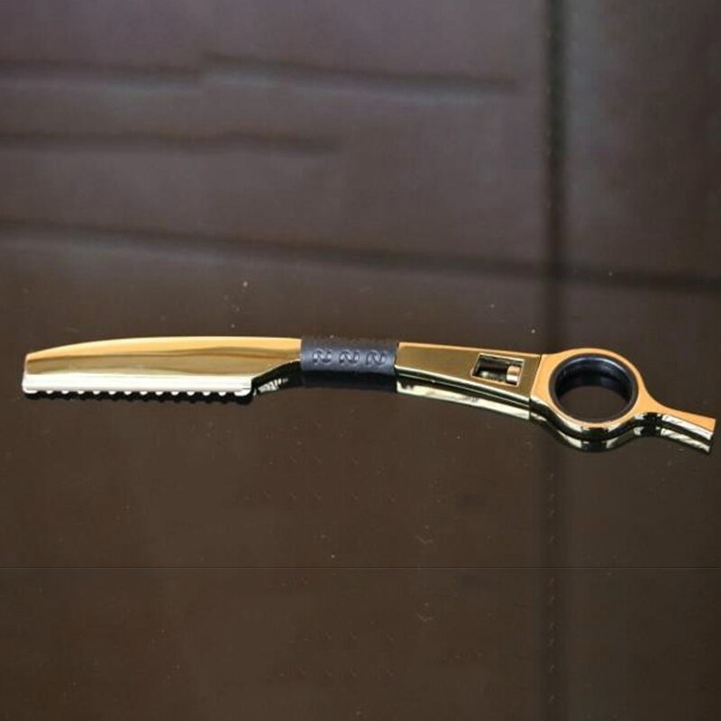 Gouden Kleur Professionele Haar Uwe Scheermes Mijn Haar Knippen Scheermes Blade Zwaard Schrapen