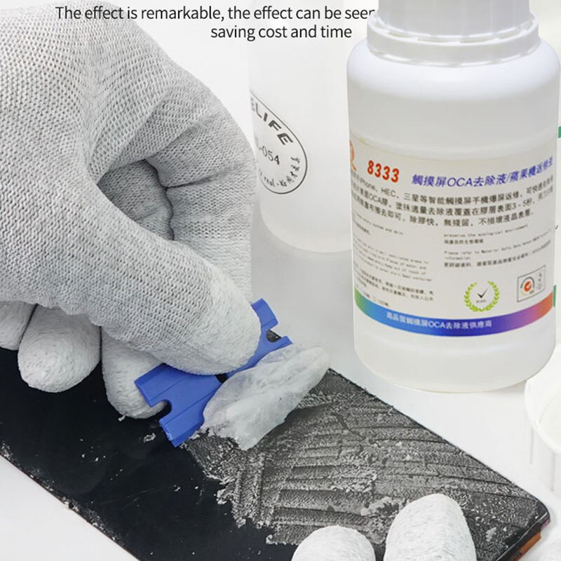 8222/8333 250ml Universal Touch LCD Screen OCA glue Polarizer Removing Liquids Mobile phone explosion screen repair glue Liquid