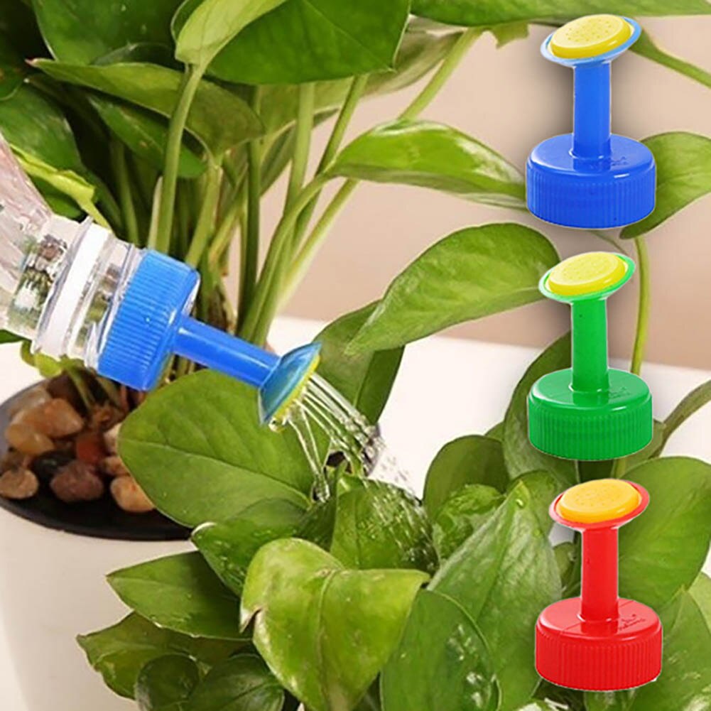 Bouchon de bouteille en plastique, Pot d'arrosage, buse de bouteille, petit calibre pour l'arrosage des fleurs, pomme de douche, outils de jardinage