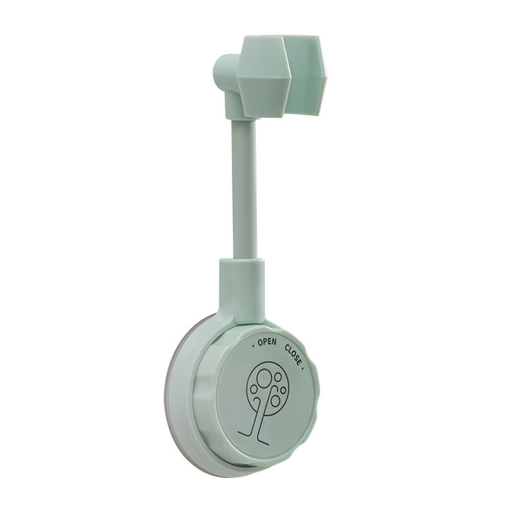 360° Shower Head Holder Adjustable Self-Adhesive Showerhead Bracket Wall Mount With 2 Hooks Stand SPA Bathroom Universal ABS 1pc: 16