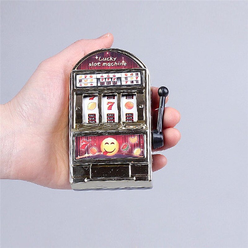 1Pcs Lucky Jackpot Mini Fruit Slot Machine Plezier Kids Educatief Speelgoed Entertainment Coin Operated Games