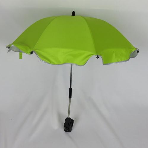 Top Arbitrary Bending Baby Stroller Umbrella Folding Waterproof Sunshade Kid Rain Umbrella for Baby Carriage Accessories: Green