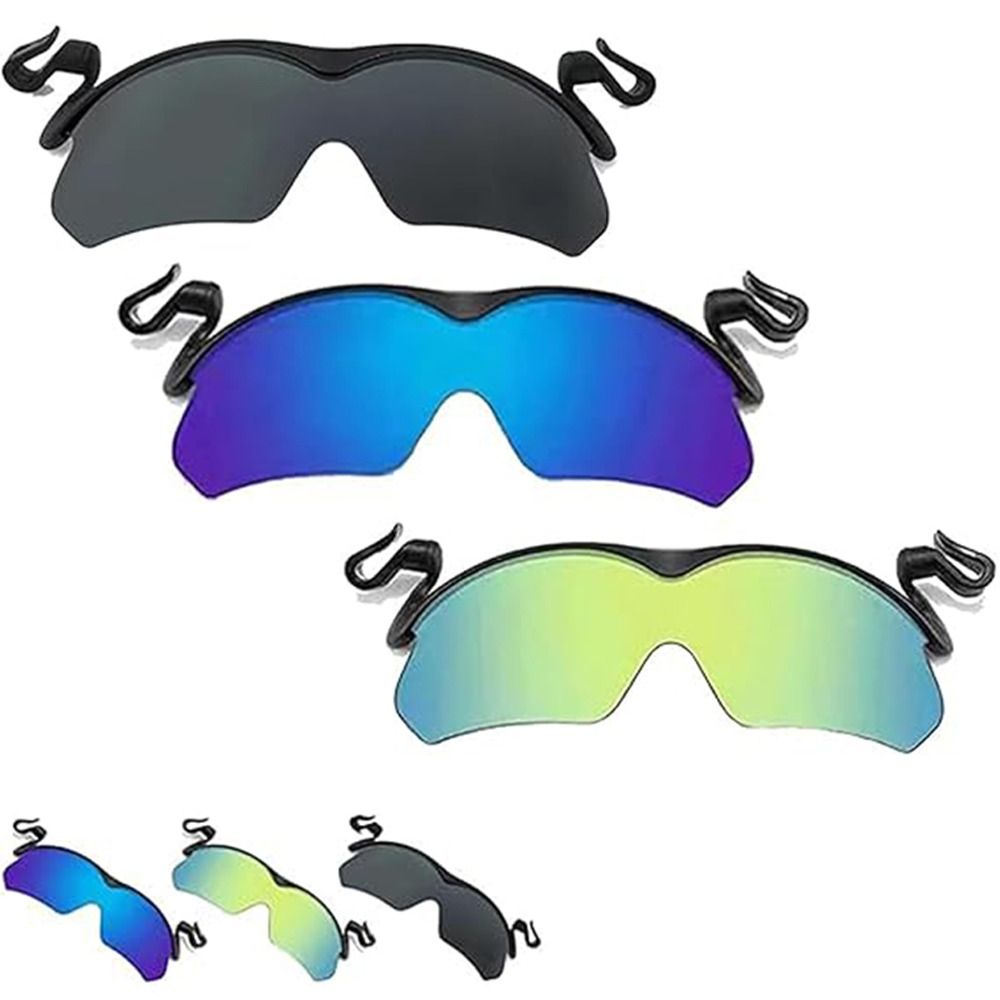 Adjustable Clip Cap Sports Sunglasses Flip-Up Cover UV Protection Polarized Sunglasses Clip On Hat Cycling Goggles