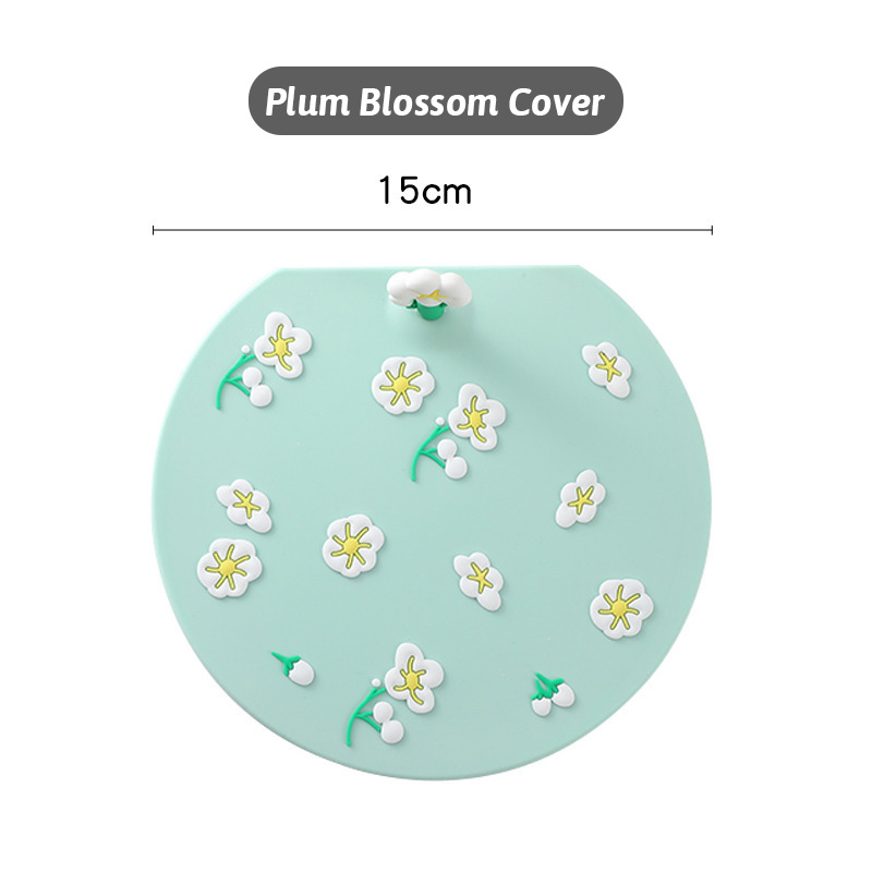 Cubierta de drenaje de silicona Premium de 15CM, bloqueador de olores antiolor Universal, sello de cocina para baño, certificación FDA a prueba de fugas de cucarachas: Rojo