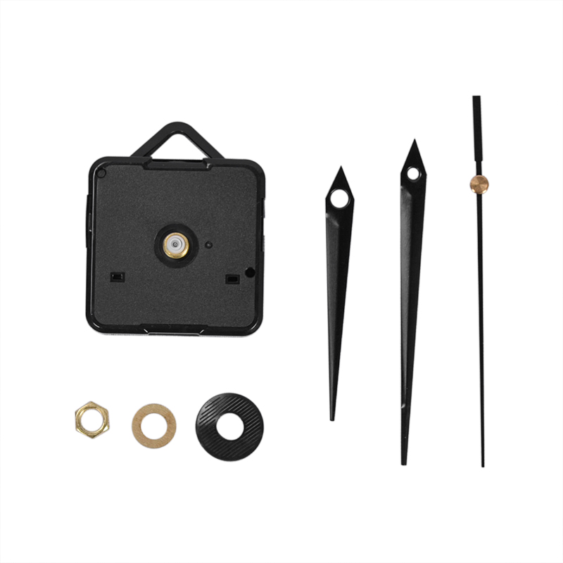 Black Hand DIY Silent Mechanism Practical Quartz Wall Clock Replacement Clockwork Desk Watch Mechanism Movement Repair Kit