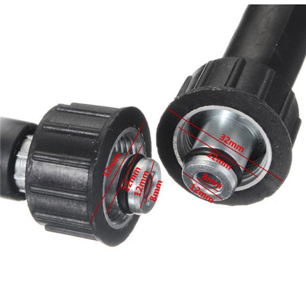 Manguera de chorro de agua de alta presión, Conector de limpieza de tubo para Karcher K2 K3 K4 K5 Series, 5800PSI, 8-20M, M22 X M14