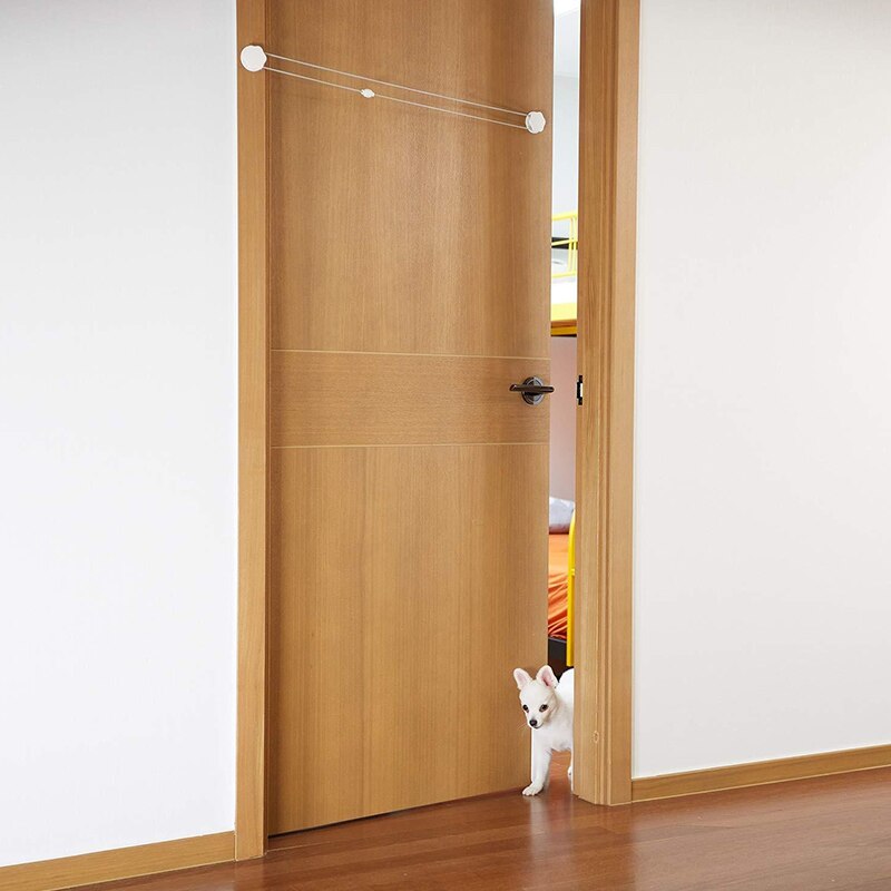 Puertas de plástico para gatos domésticos, abridor de puerta para perros, para entrada de seguridad, fácil con agujero, Kit de puerta para mascotas, producto para mascotas