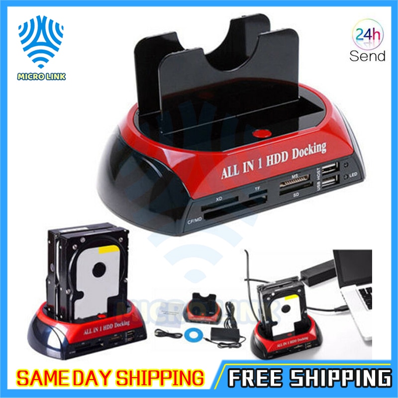 Mlc Alles In Een Hdd Docking Station Met Multi Card Reader Slot Voor Hdd Behuizing 2.5/3.5 Inch Sata/Ide Harde Schijf Docking Statio