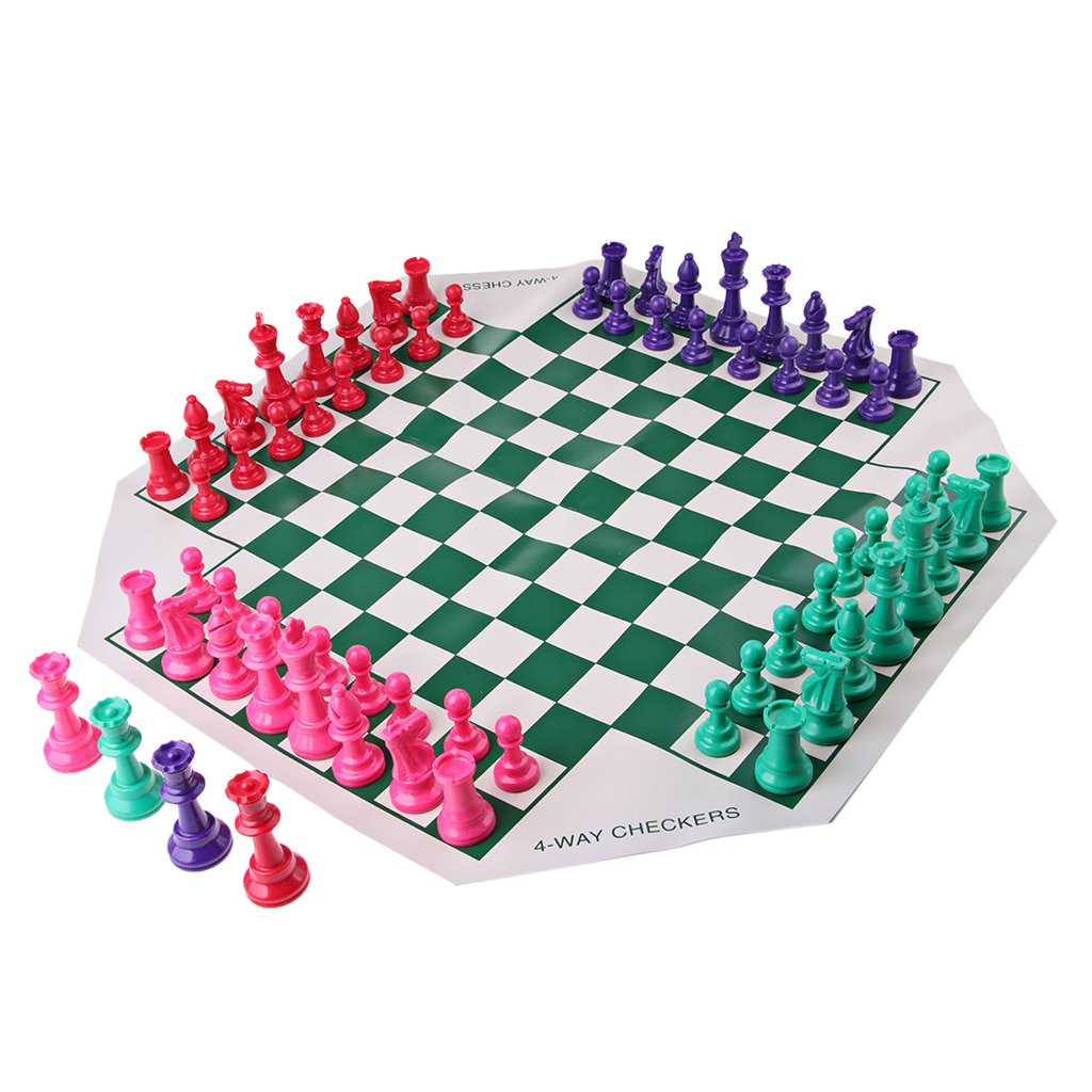 Travel Home Board Games Set of Four Player Chess International Game