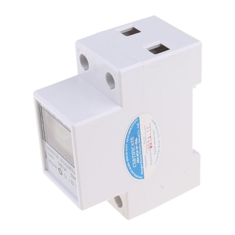 Digitale Energiemeter Din Rail Mount 5-80A Lcd Backlight Diaplay Home Industrie