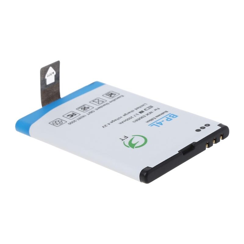2500 mah bp -4l ersatz-li-ionen-akku für 96/112 led-kamera-videoleuchten 203b