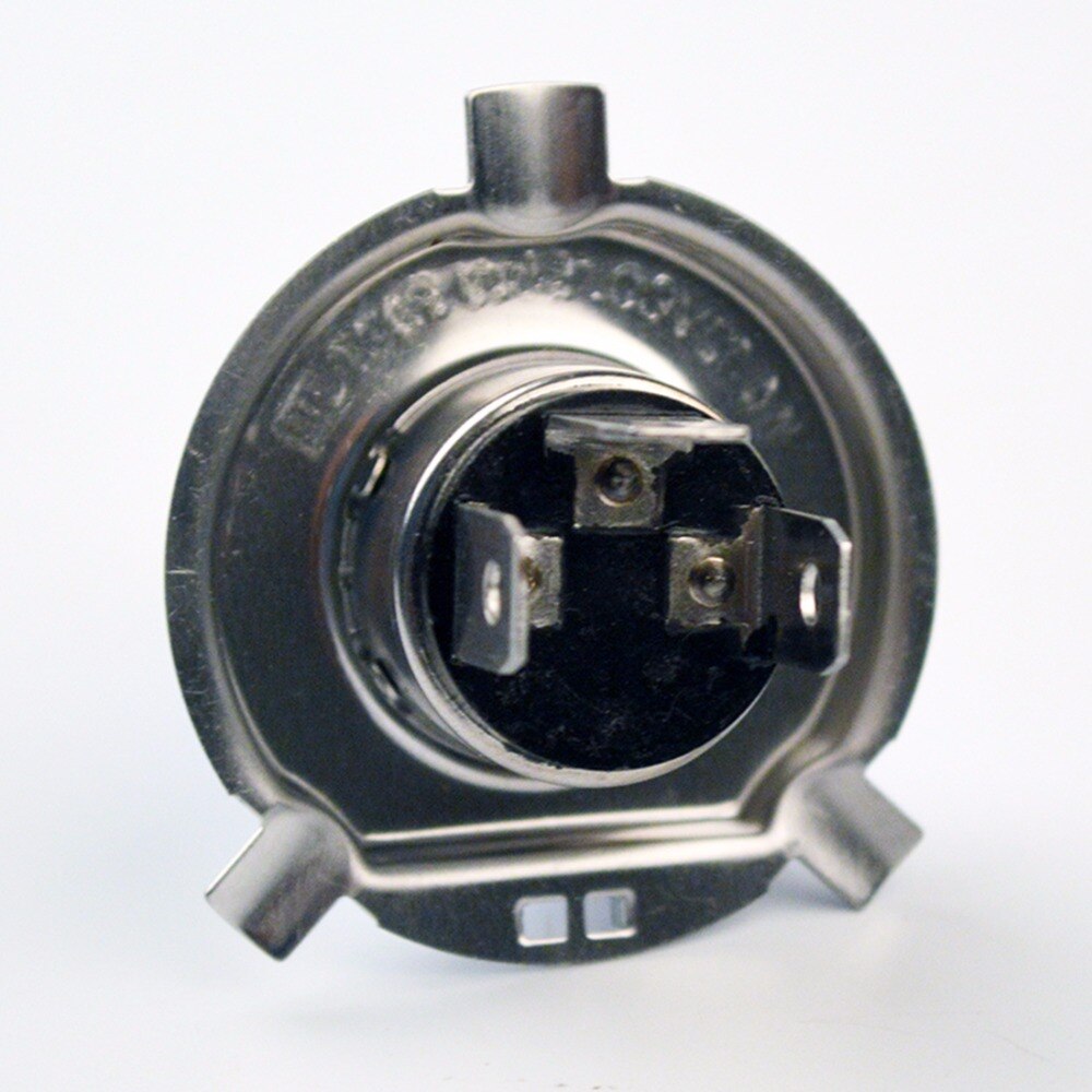 Lâmpada de halogêneo h4 12v 60/55w 5000k, lâmpada halógena xenon vidro azul escuro super branco 2 peças