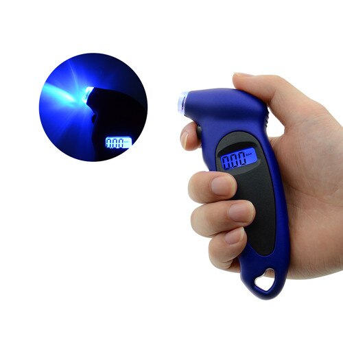 Bandenspanningsmeter 0-150 Psi Backlight Hoge Precisie Digitale Bandenspanning Monitoring Auto Bandenspanningsmeter: Blue