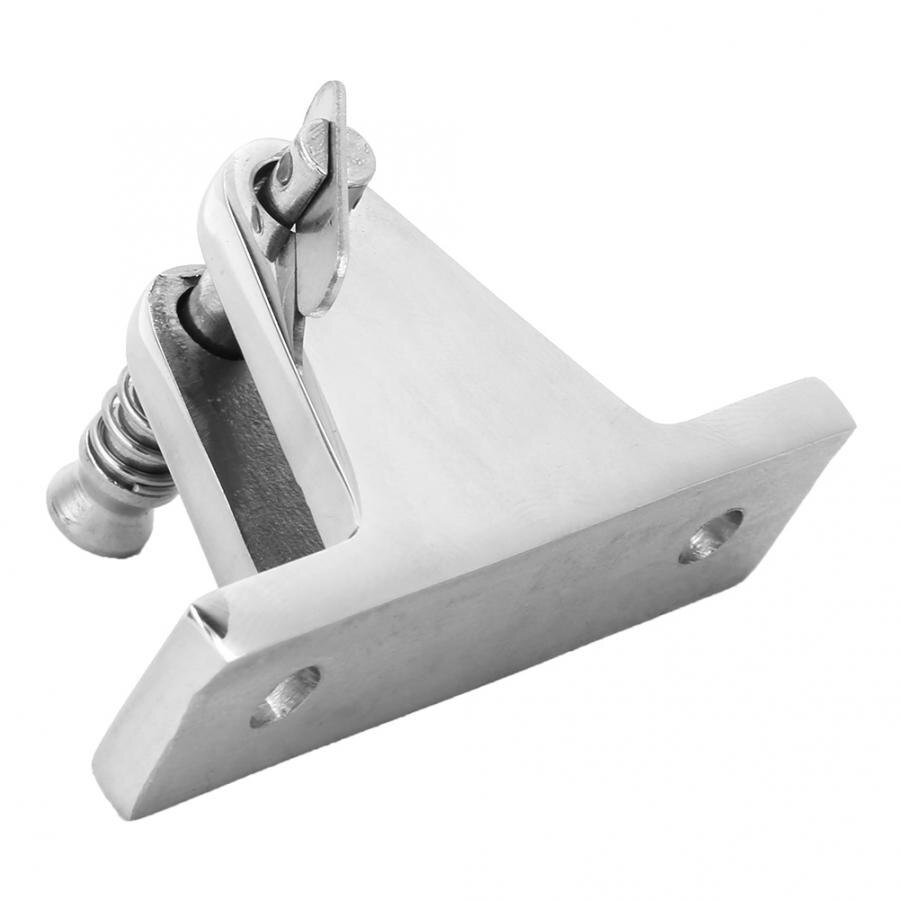 Deck Hinge Mount 60 x 18mm Boat Deck Hinge Mount Fitting Stainless Steel Marine Hardware