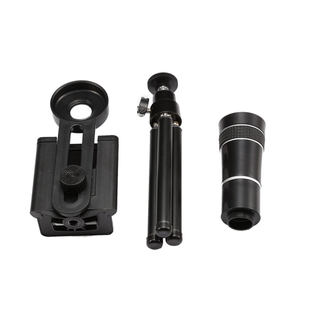Telefoon Lens 10X Groothoek Zoom Tele Lenzen Camera Kits Met Statieven Lens Op De Telefoon Voor Iphone Samsung Xiaomi smartphone