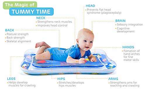 Tummy Tijd Baby Water Mat Opblaasbare Baby Spelen Mat Activiteit Centrum Voor Baby Baby Speelgoed 0 Tot 24 Maanden Baby Voor Pasgeboren